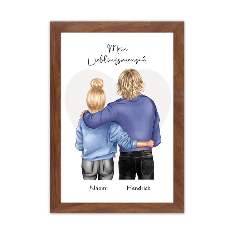 Personalisiertes Geschenk Freundin, Geschenk Freund, Geburtstagsgeschenk, Weihnachtsgeschenk