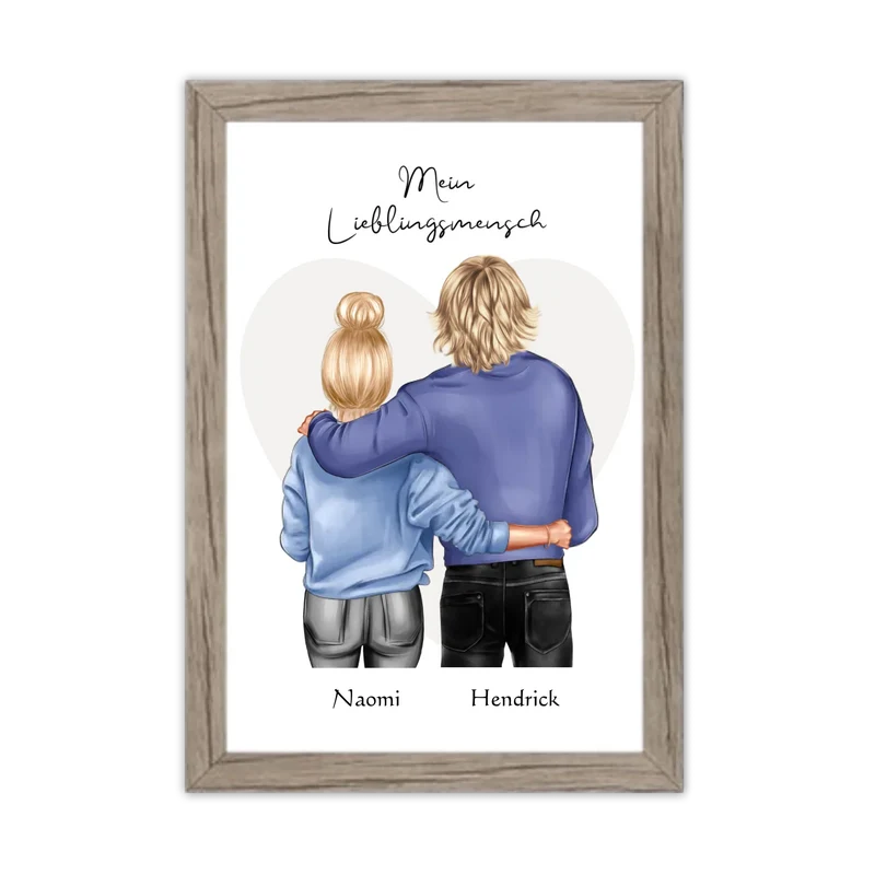 Personalisiertes Geschenk Freundin, Geschenk Freund, Geburtstagsgeschenk, Weihnachtsgeschenk
