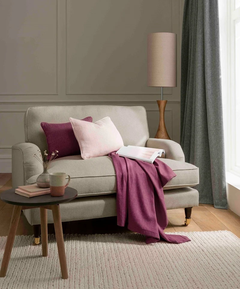 Polycotton - garnet