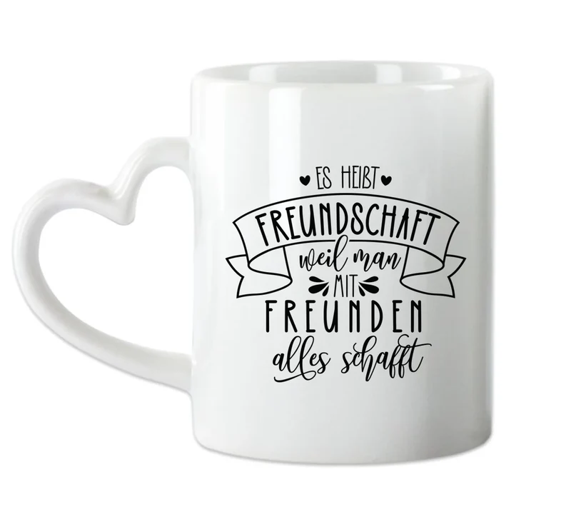 Personalisiertes Geschenk beste Freundin Tasse - 3 beste Freundinnen Geburtstag - Weihnachten