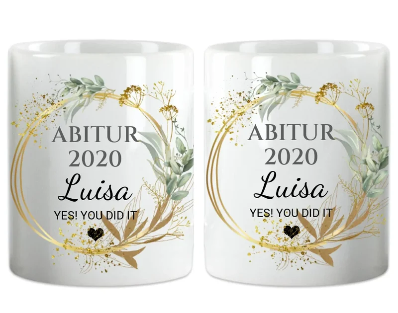 ABITUR Personalisierte Tasse Geschenk