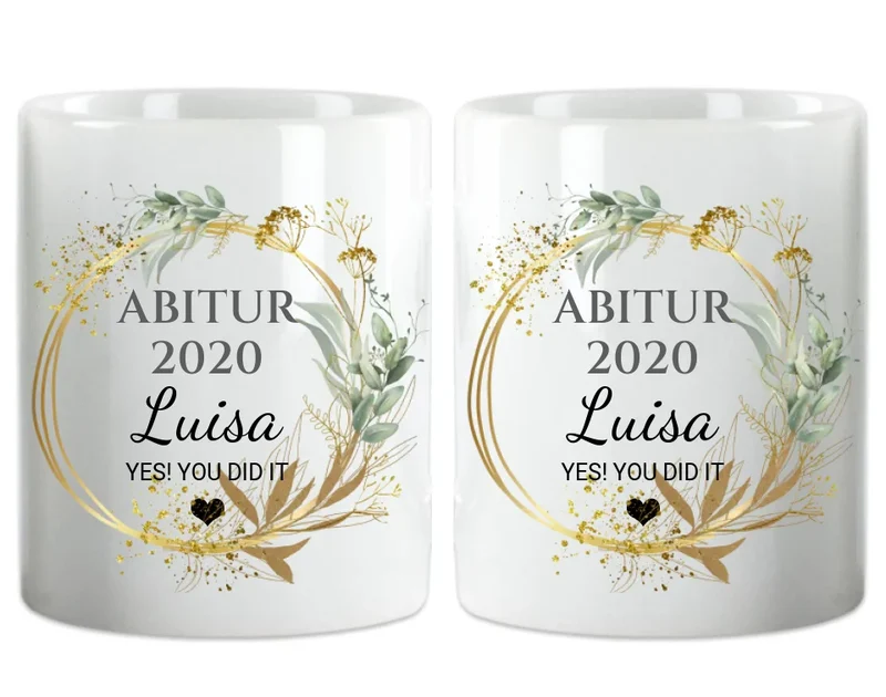 ABITUR Personalisierte Tasse Geschenk