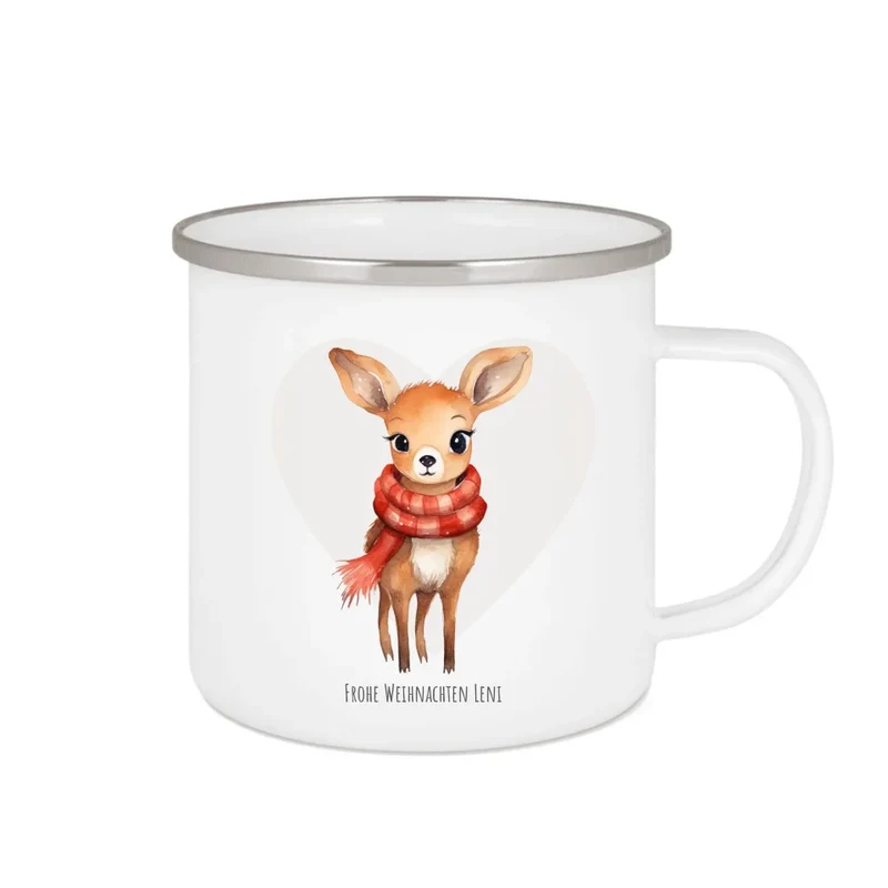 Geschenk Nikolaus, Weihnachten personalisiert - Kindertasse, Kinderbecher, Kinderteller - Nikolaustasse, Weihnachtstasse -mit Name