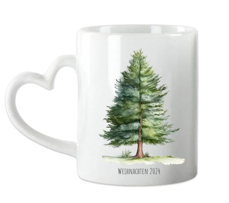 Geschenk Nikolaus, Weihnachten personalisiert - Kindertasse, Kinderbecher, Kinderteller - Nikolaustasse, Weihnachtstasse -vmit Name & Schneemann