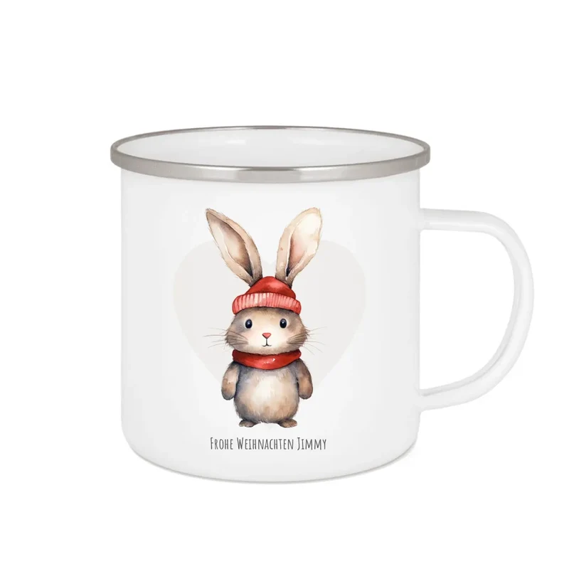 Geschenk Nikolaus, Weihnachten personalisiert - Kindertasse, Kinderbecher, Kinderteller - Nikolaustasse, Weihnachtstasse -mit Name - mit Name