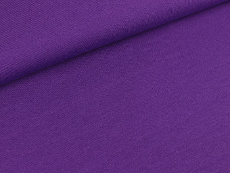 Reststück 25cm - Bio-Single-Jersey violaceo uni