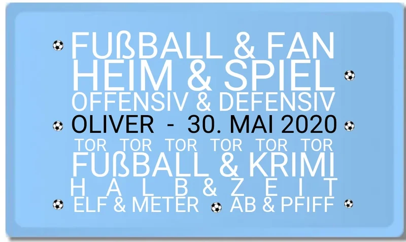 Frühstückbrettchen Weihnachtsgeschenk Fußball Fan personalisiert, Geburtstagsgeschenk für Männer blau