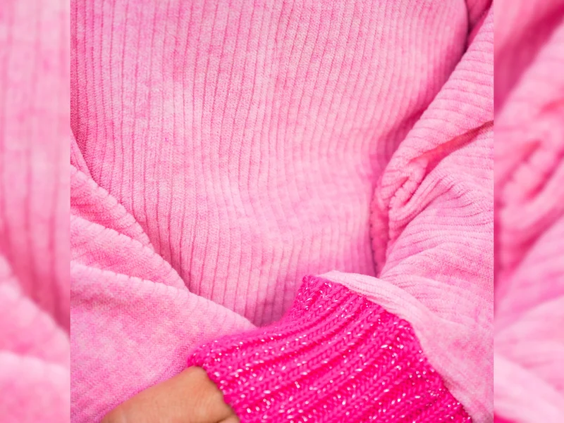 Organic Cord Nicki rose melange uni by Hamburger Liebe 2022
