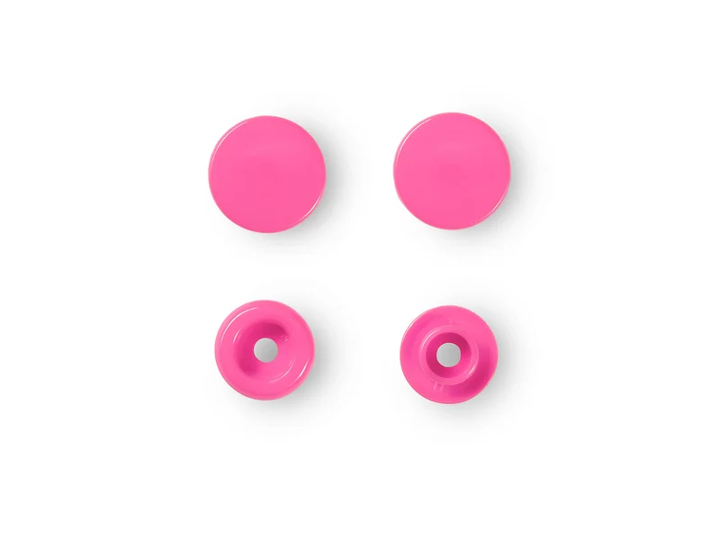 Prym 393147 Nähfrei Druckknöpfe Color Snaps rund 12,4 mm rosa - 30 Stück