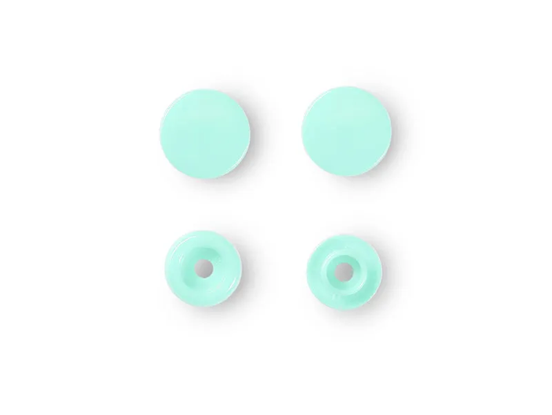 Prym 393119 Nähfrei Druckknöpfe Color Snaps rund 12,4 mm mint - 30 Stück