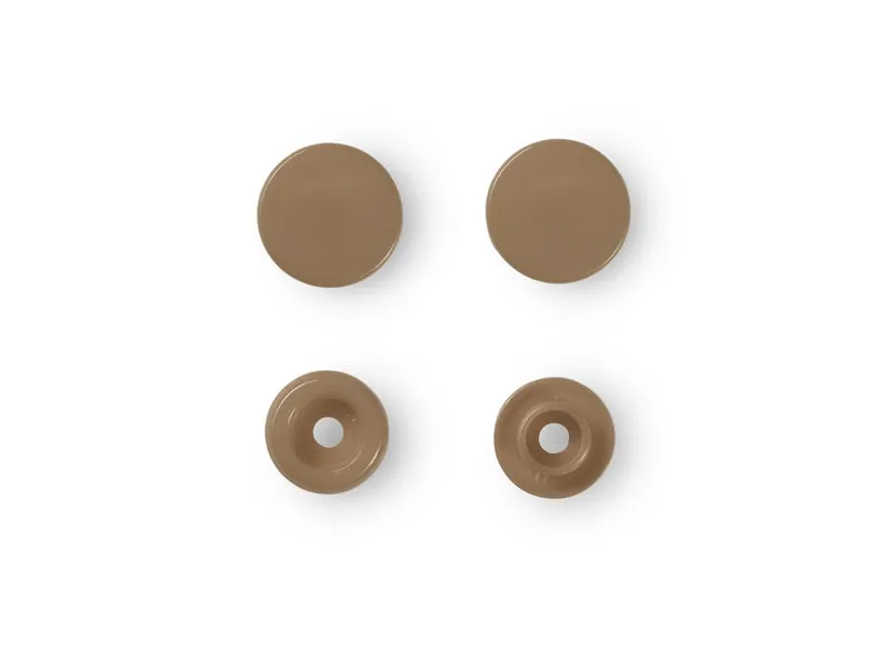 Prym 393111 Nähfrei Druckknöpfe Color Snaps rund 12,4 mm gold - 30 Stück