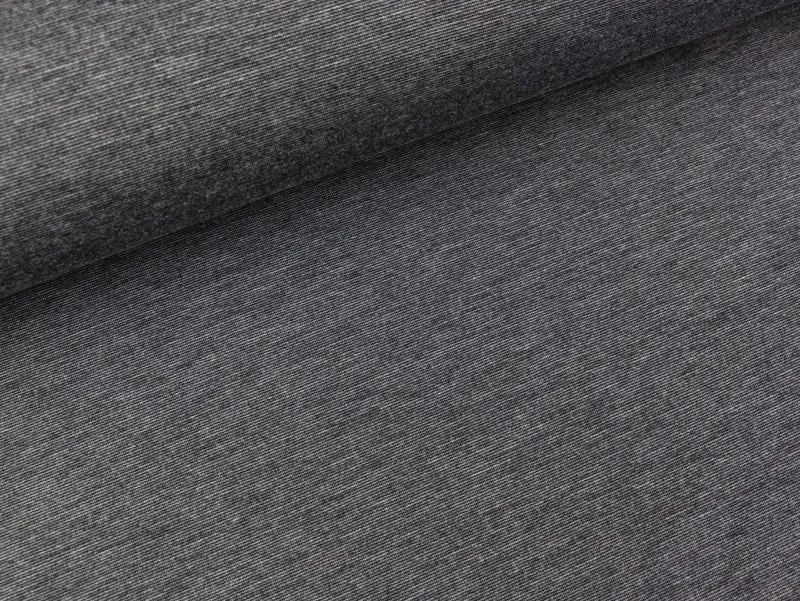 Punta di Roma Nylon Jersey grey meliert uni