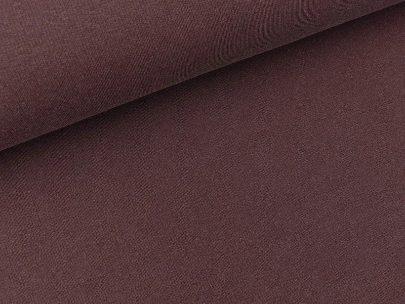 French Terry Vintage Look berry-altrosa