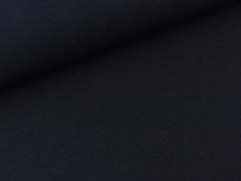 Heavy Punta di Roma Brushed Jersey navy