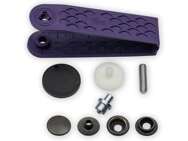 Prym 390199 Nähfrei Druckknöpfe Sport & Camping altmessing 15mm - 10 Stück