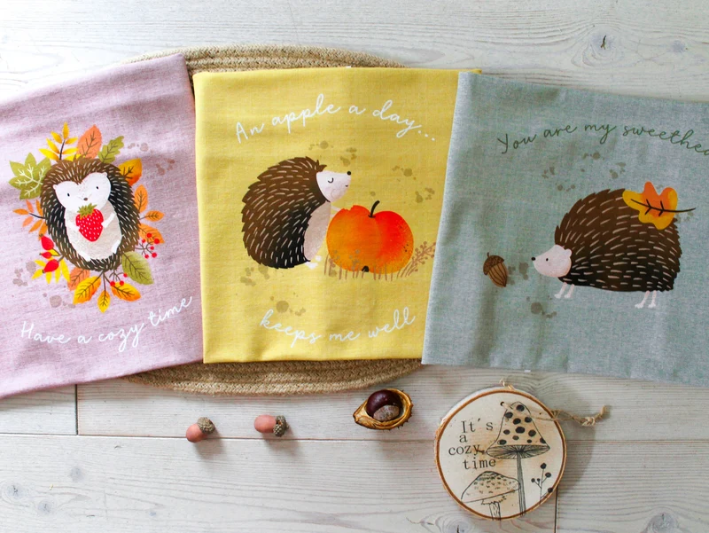 Baumwolljersey Igel Iggi by Christiane Zielinski Panel 70cm