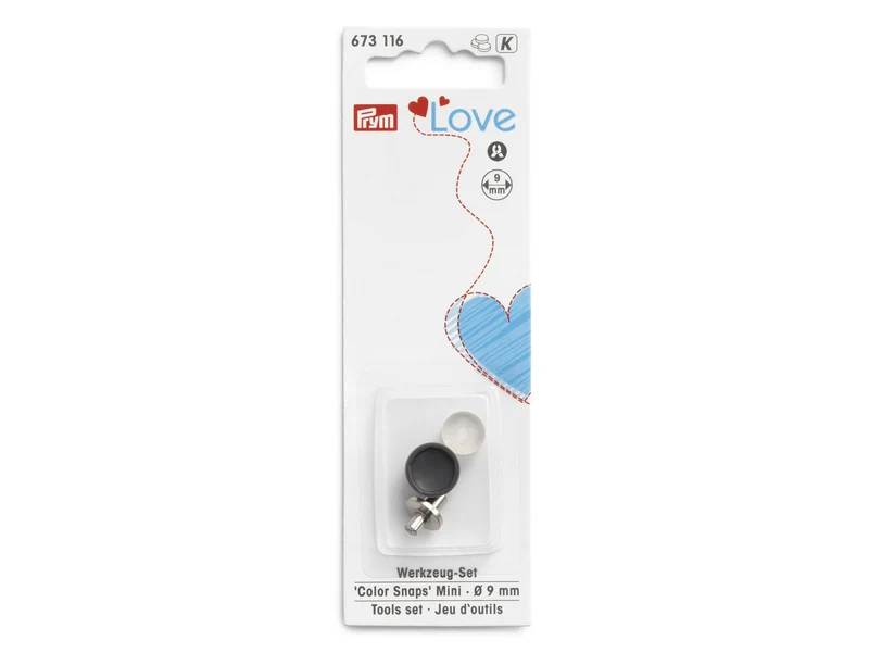 Prym Love 673116 Druckknöpfe Werkzeug Set 9mm