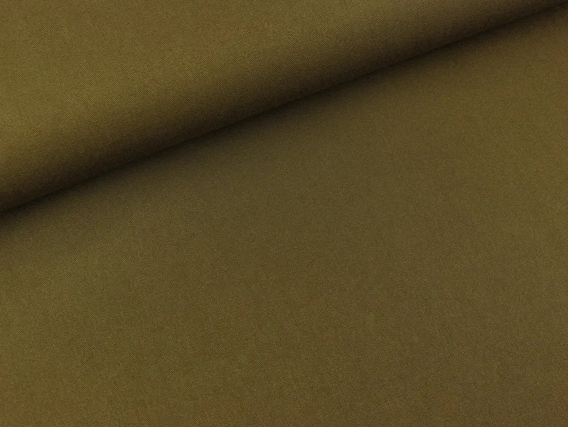 Viskose Stretch oliv uni