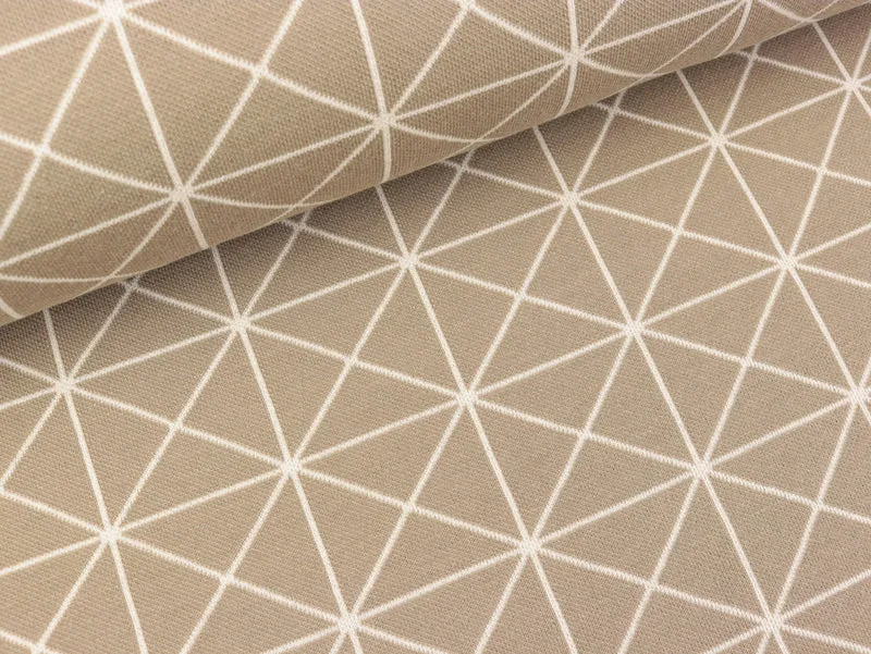 Hamburger Liebe Jacquard Wonderland Cross Square sabbia-meringa