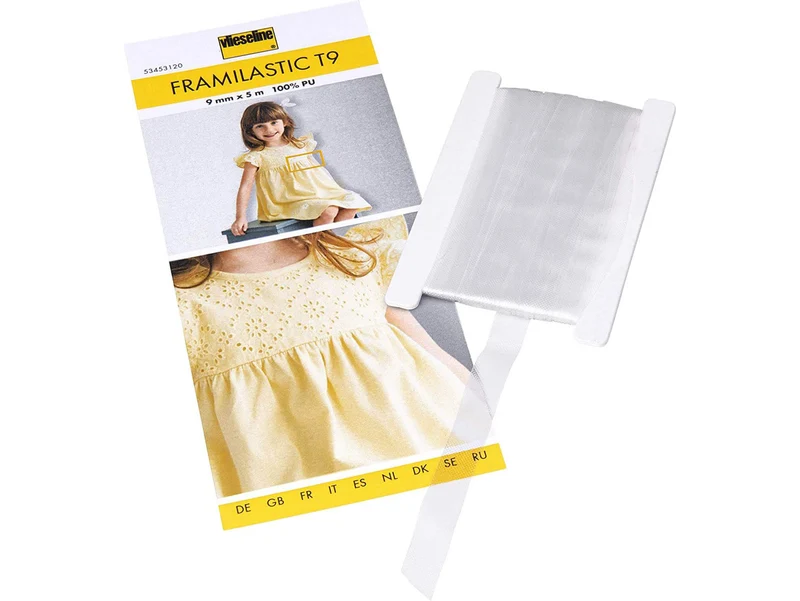 Vlieseline 53453120 Framilastic T9 - 9 mm x 5 m - transparent