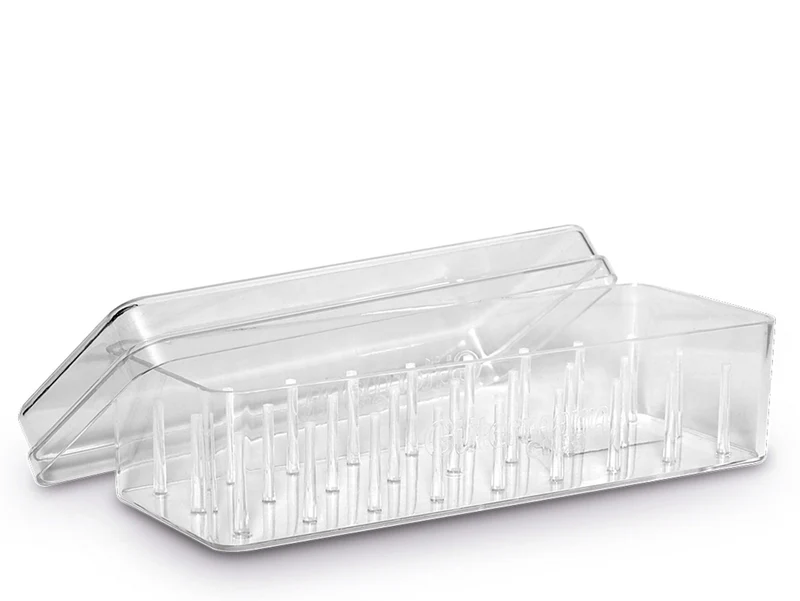 Gütermann 728179 Nähfaden-Box für 27 Spulen transparent