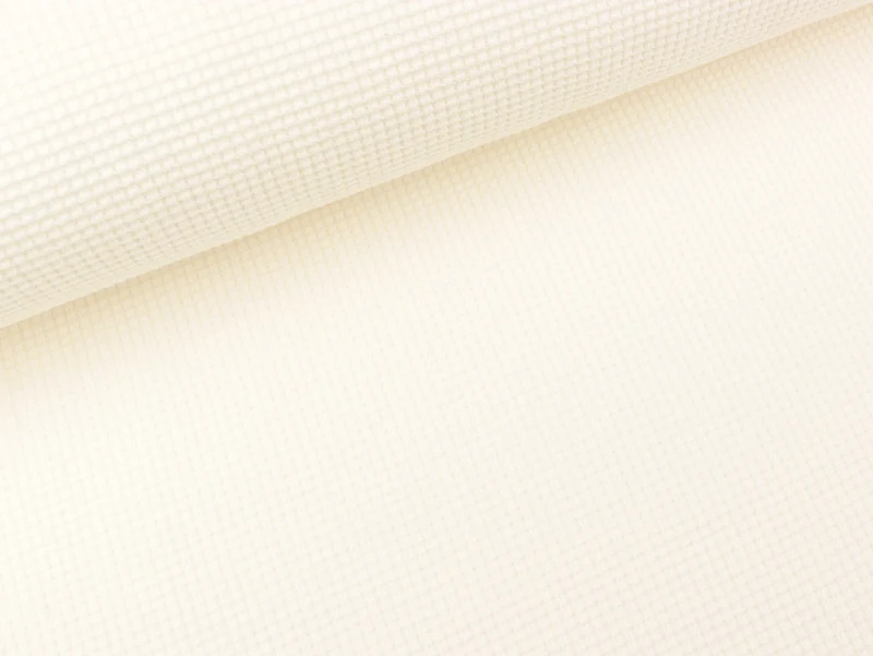 Sommer Waffeljersey Laura creme uni