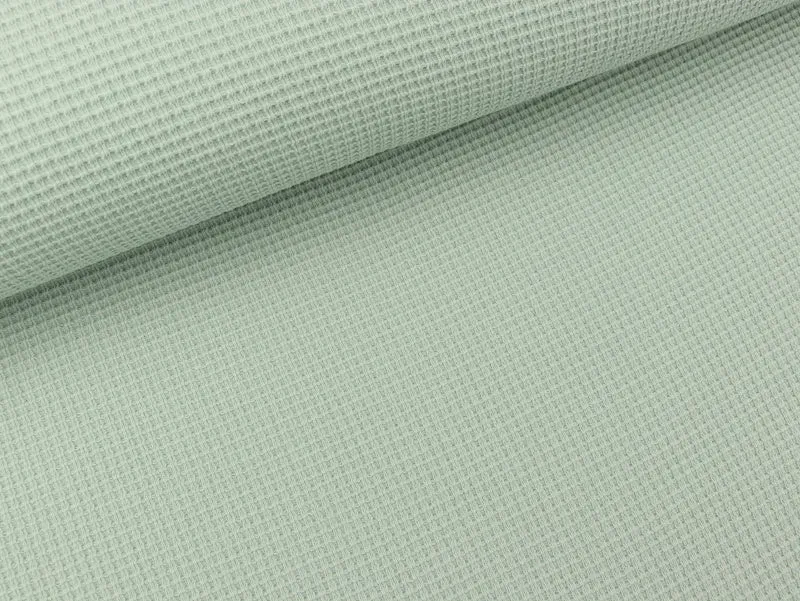 Sommer Waffeljersey Laura mint uni