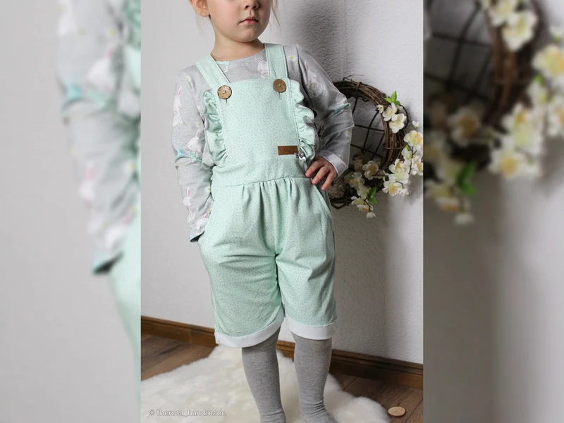 Baumwolljersey Moppi Rabbit Pünktchen auf Hellmint by Christiane Zielinski