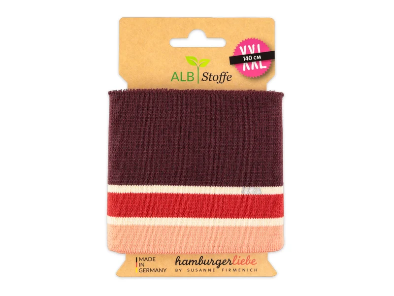 Cuff Me College Wonderland Bündchen bordeaux-meringa-flamme-nude