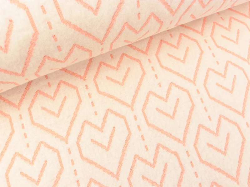 Hamburger Liebe Darling Things Jacquard Knit Stepper Heartfelt meringa-nude