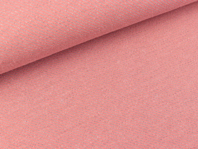 Leichter Jacquard Jersey Serge lachs-hellgrau