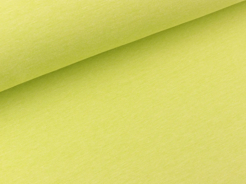Bio Single-Jersey SOMMER MÉLANGE kiwi-meringa by Hamburger Liebe