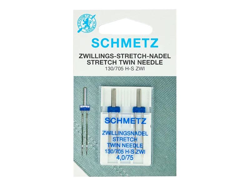 SCHMETZ Zwilling-Stretch-Nadel 130-705SZWI-NE-4.0-75 2 Stück