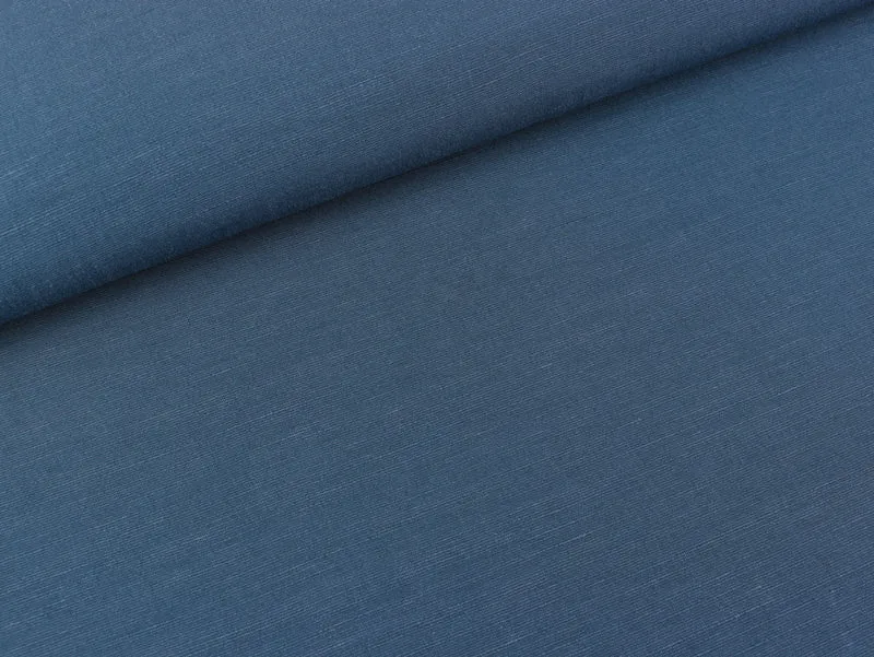 Viskoseleinen Viscolino denim uni