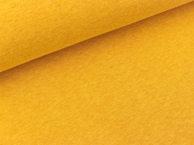 Baumwollsweat Melany ocre meliert