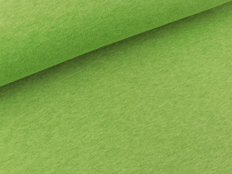 Baumwollsweat Melany kiwi meliert