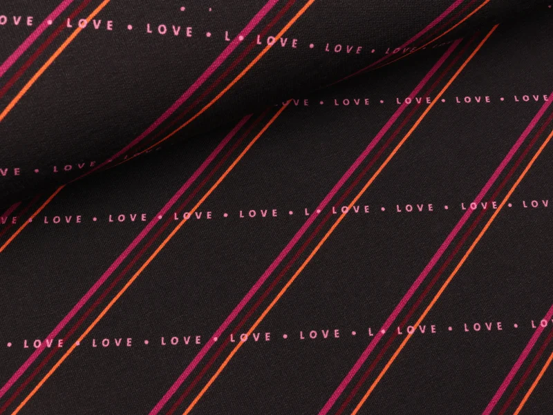 Hamburger Liebe Leichter Baumwollsweat Only You Love always Wins mokka-bunt
