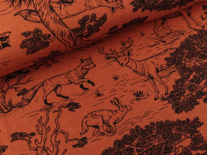 Melange Sweat Mareike Waldleben auf terracotta melange