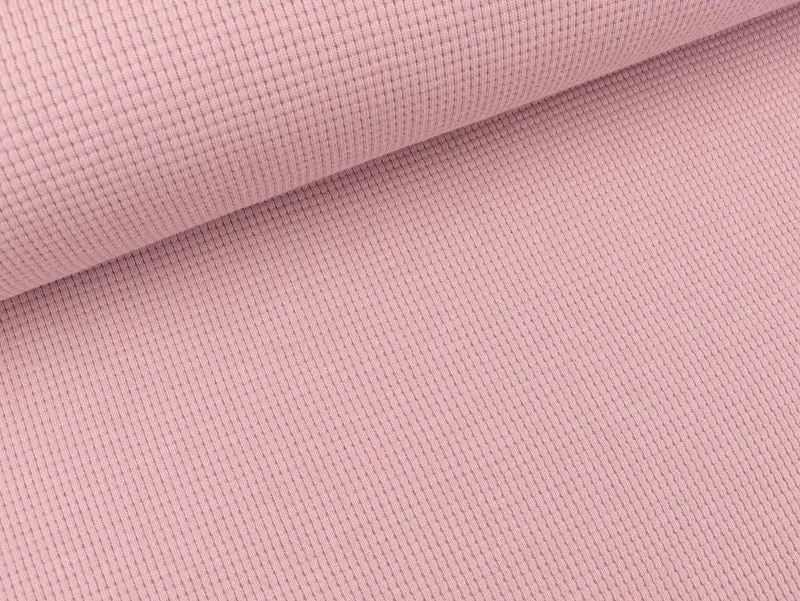 Waffeljersey Clarissa oldrose uni
