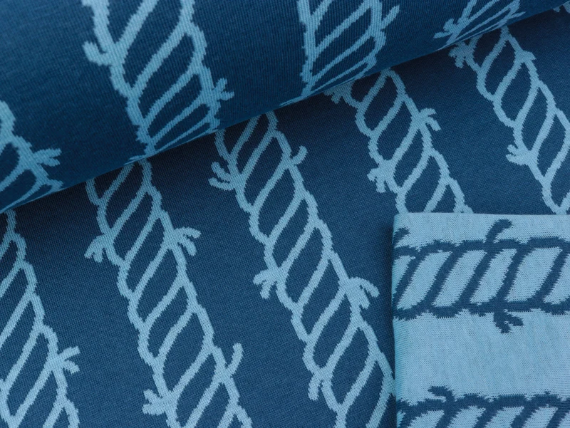 Hamburger Liebe Jacquard Ahoy Double Quai atlantic-azzuro