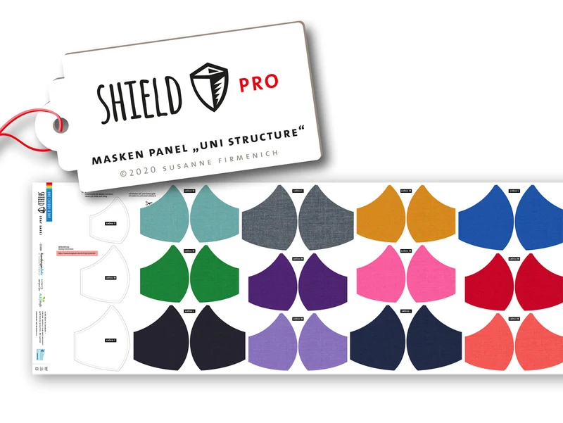 Albstoffe SHIELD Pro Masken Panel Uni Structure One Color a Day (rund) 50cm