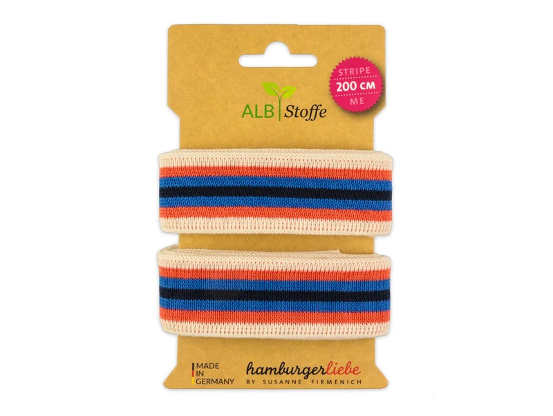 Stripe Me College Ahoy Band meringa-luce rosso-bluette-schwarz