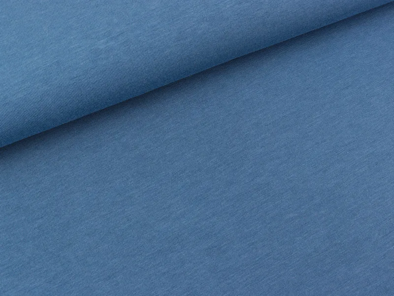 Bambus Jersey indigoblau uni