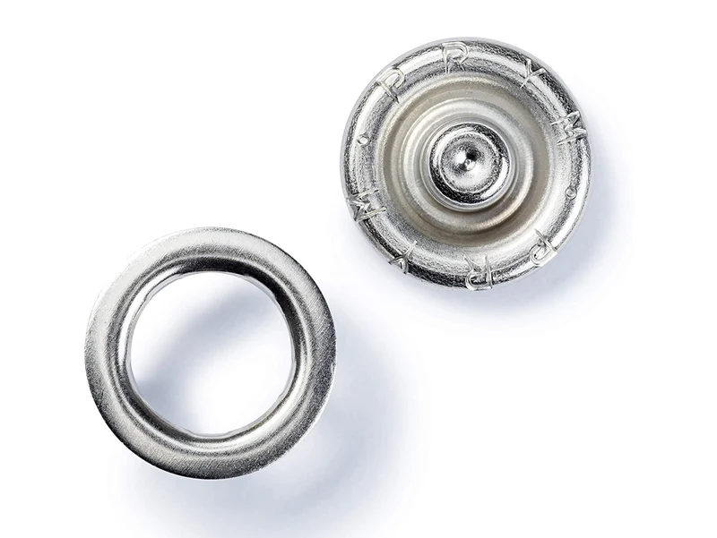 Prym 390107 Nähfrei Druckknöpfe Set mit Ring 10mm 10 Stück