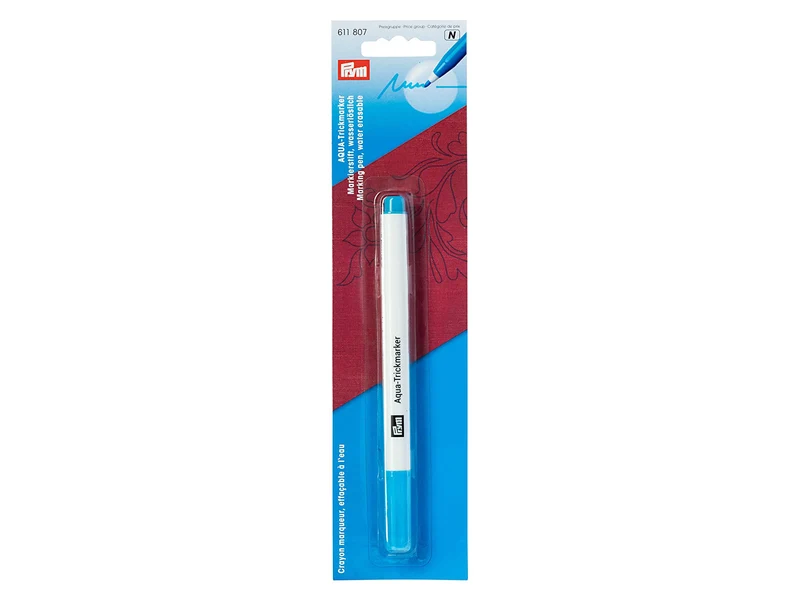 Prym 611807 Trick Marker Aqua wasserlöslich 1 Stück