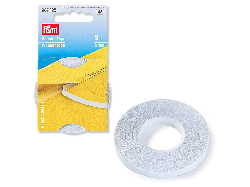 Prym 987125 Wonder Tape transparent 6mm 9Meter