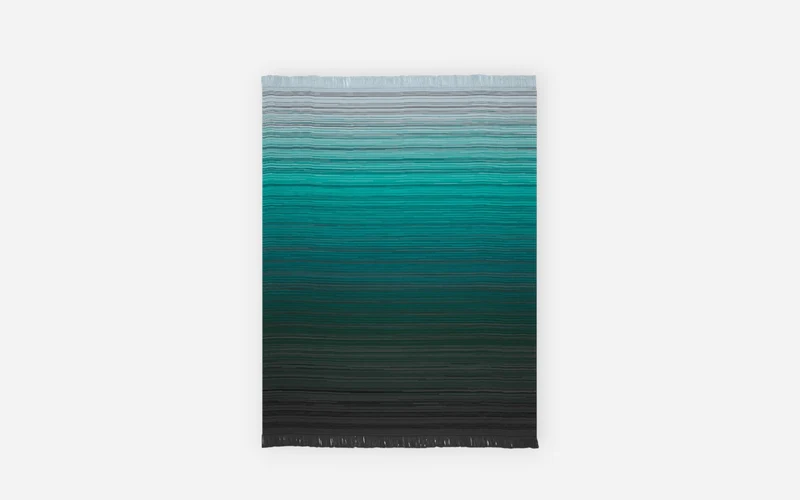 Plaid/Decke Basic Soft, Ombre petrol, 150 x 200 cm Basic Soft