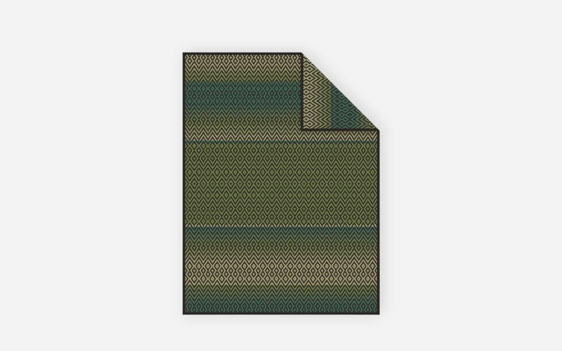 Jacquard Decke Granby, Baumwollmischgewebe, grün, 150 cm x 200 cm Granby