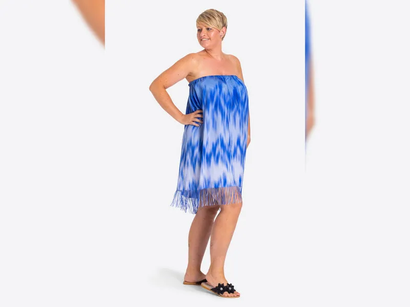 Hamburger Liebe Fringe Me Aqua mit Fransenborte