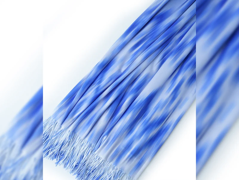 Hamburger Liebe Fringe Me Aqua mit Fransenborte